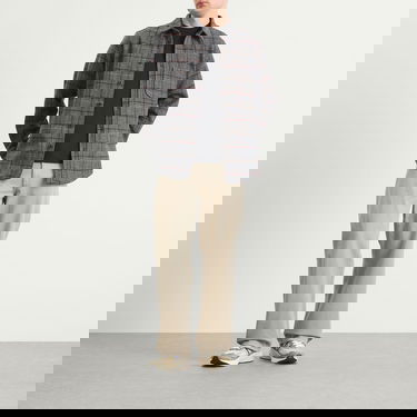 Риза Portuguese Flannel Flannel Herringbone Plaid Overshirt Многоцветен | AW25076-GRY, 4