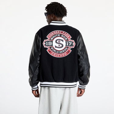 Яке New Era Chicago White Sox MLB Patch Varsity Jacket UNISEX Black/ Black Черно | 60564878, 6