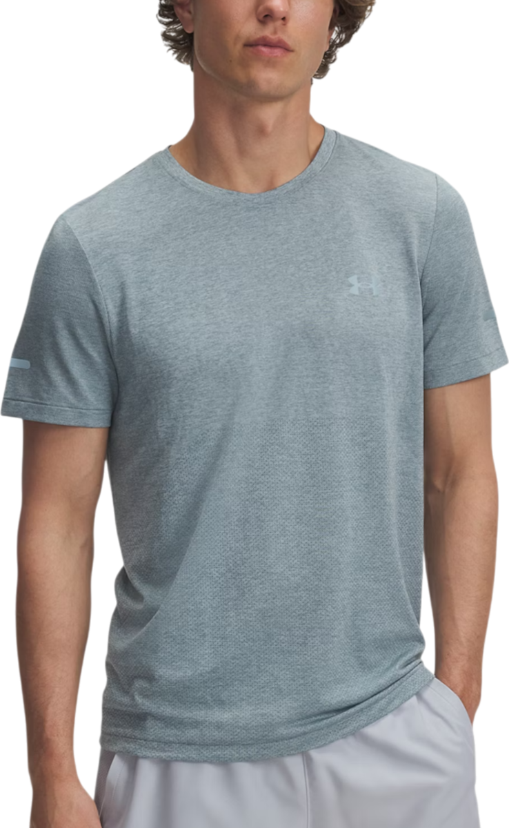 Тениска Under Armour Under Armour UA Seamless Stride Short Sleeve T-Shirt Сиво | 1375692-323, 0