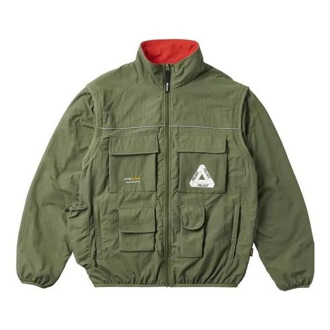 Ветровка Palace Cordura Zip Off Jacket Зелено | P23JK119