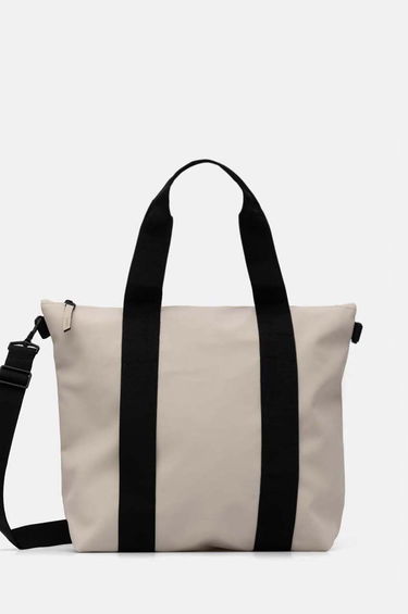 Голяма пазарска чанта Rains Tote Bag Mini Бежово | 14160.26, 0