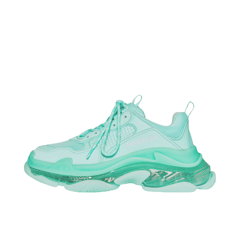 Кецове и обувки Balenciaga Triple S Clear Sole Green Зелено | 541624W2GA14500