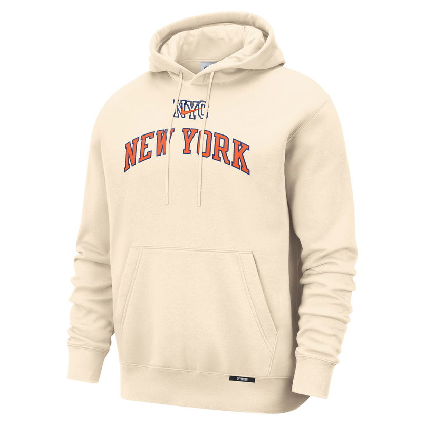 Суитчър Nike Basketball Club New York Knicks City Edition Pull-Over Hoodie Бежово | HQ5555-120