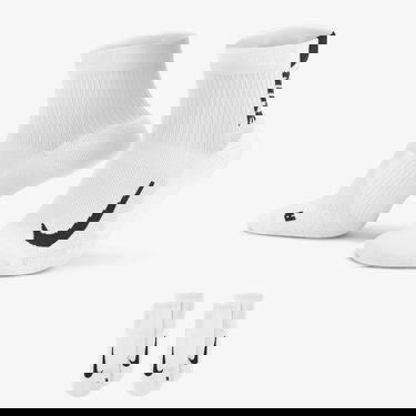 Бельо и чорапи Nike Multiplier One Quarter Sock Бяло | SX7556-100, 3