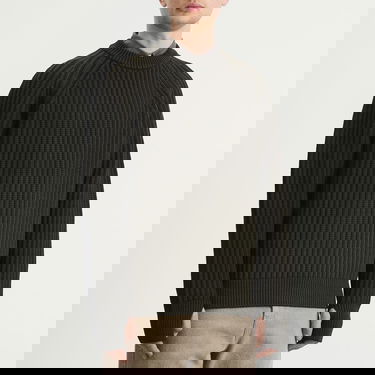 Пуловер Junya Watanabe Junya Watanabe MAN Double Sided Ribbed Knit Large Зелено | WP-N002-051-1, 2