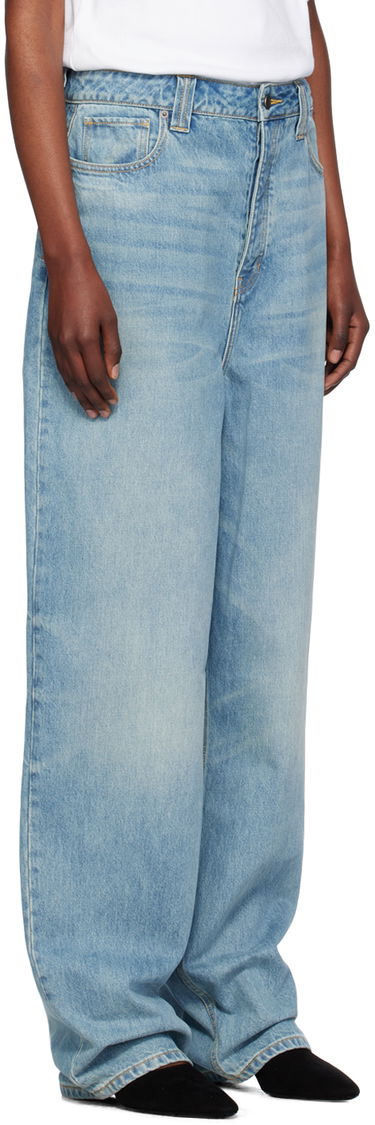 Дънки Fear of God Essentials Straight Leg Jeans Синьо | 130BT245310FW, 1