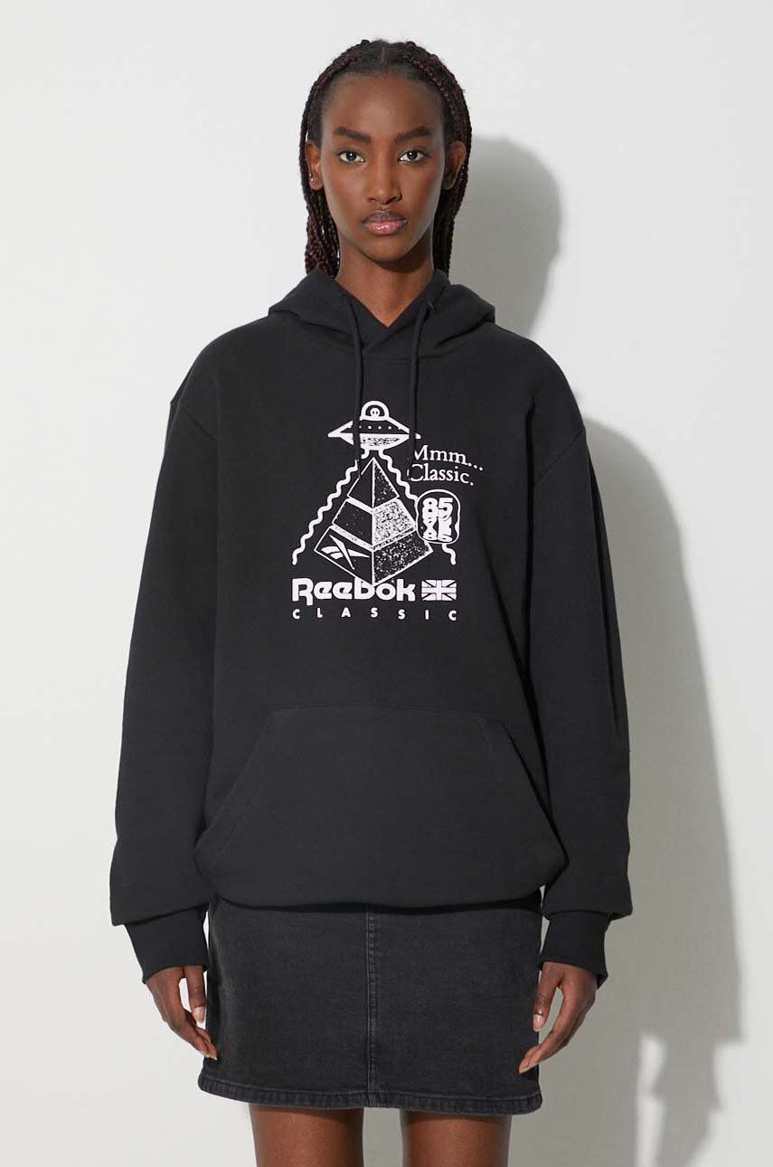 Суитчър Reebok Hoodie Черно | HT8178, 1