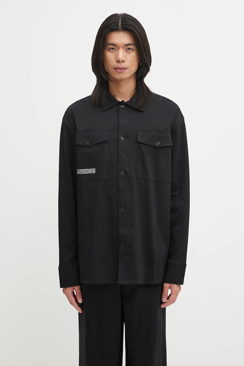 Яке PANGAIA Pangaia DNA Interlock Relaxed Jacket Черно | 10002444