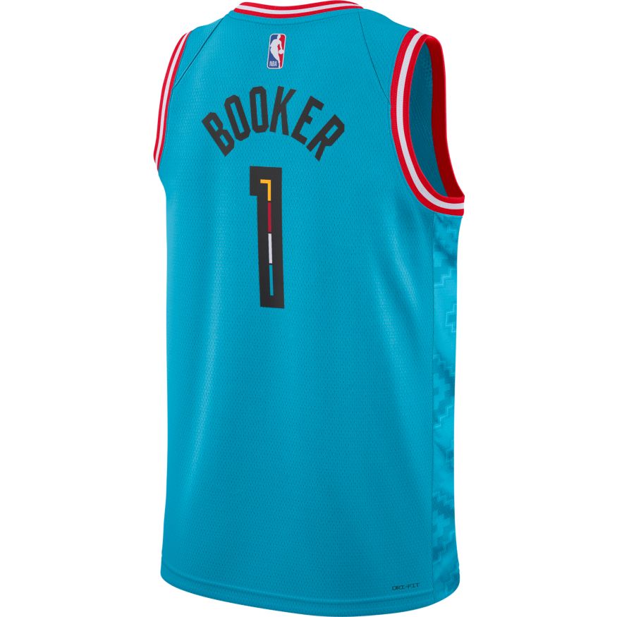 Фланелка Nike Dri-FIT NBA Devin Booker Phoenix Suns City Edition 2022 Swingman Jersey Тюркоазено | DO9607-416, 1