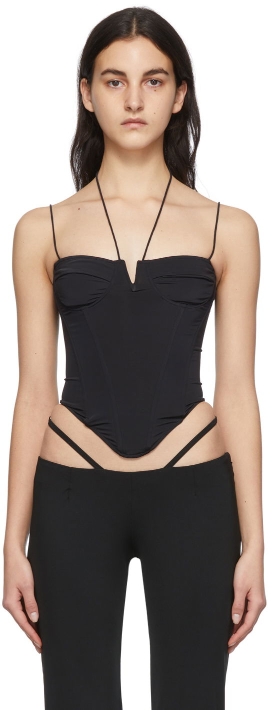 боди Miaou Miaou Aphex Corset Top Черно | 7046-CL, 0