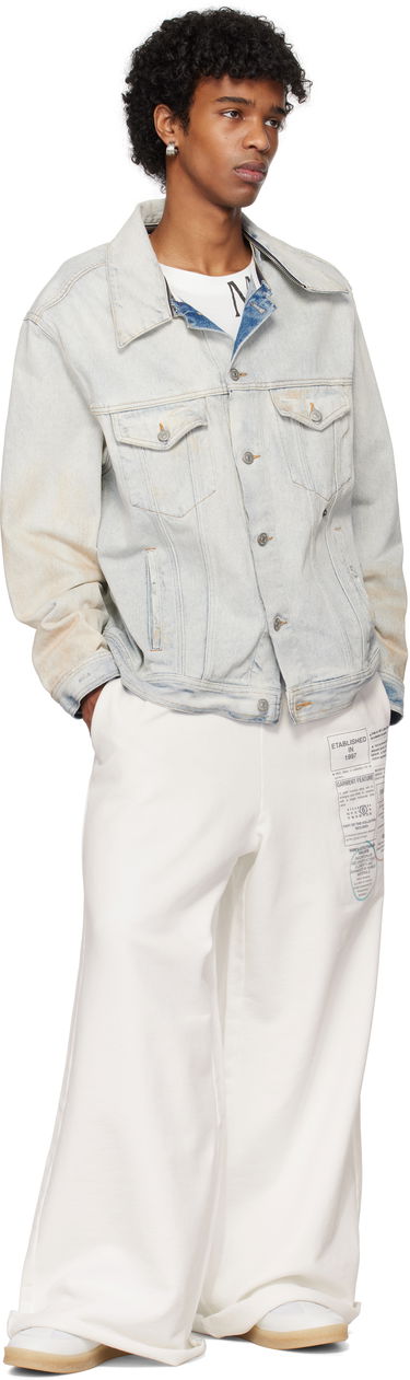 Яке Maison Margiela MM6 Maison Margiela Distressed Denim Jacket Синьо | SH0AM0039 M30018, 3