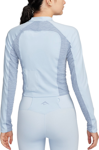 Тениска Nike W NK TRAIL DF LS TOP Тюркоазено | fn4706-440, 1