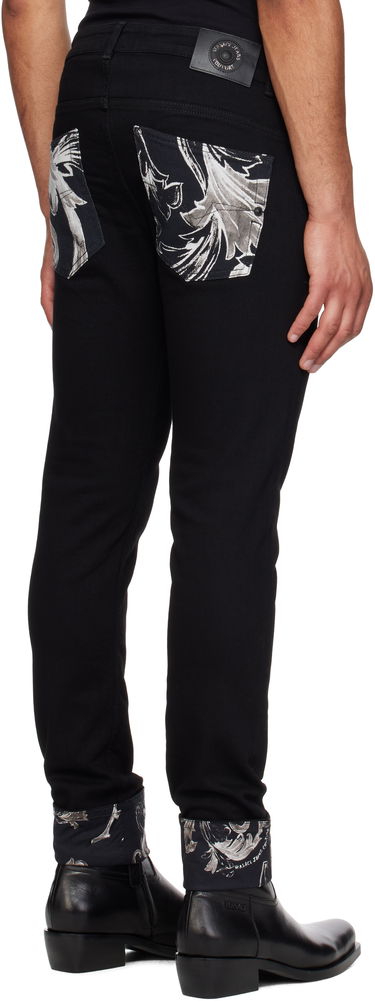 Дънки Versace Versace Jeans Couture Contrast Cuff Jeans Черно | E78GAB5DC_EDW040L54, 2
