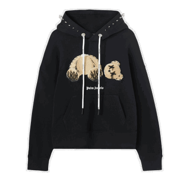 Суитчър Palm Angels Punk Kill The Bear Popover Hoody Черно | PMBB058F22FLE0021060, 0
