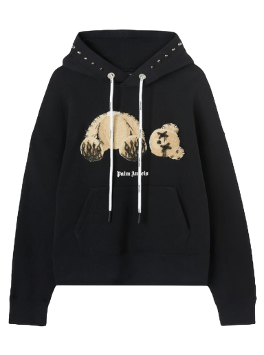 Суитчър Palm Angels Punk Kill The Bear Popover Hoody Черно | PMBB058F22FLE0021060