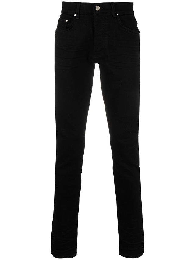 Stack Mid-Rise Skinny Jeans