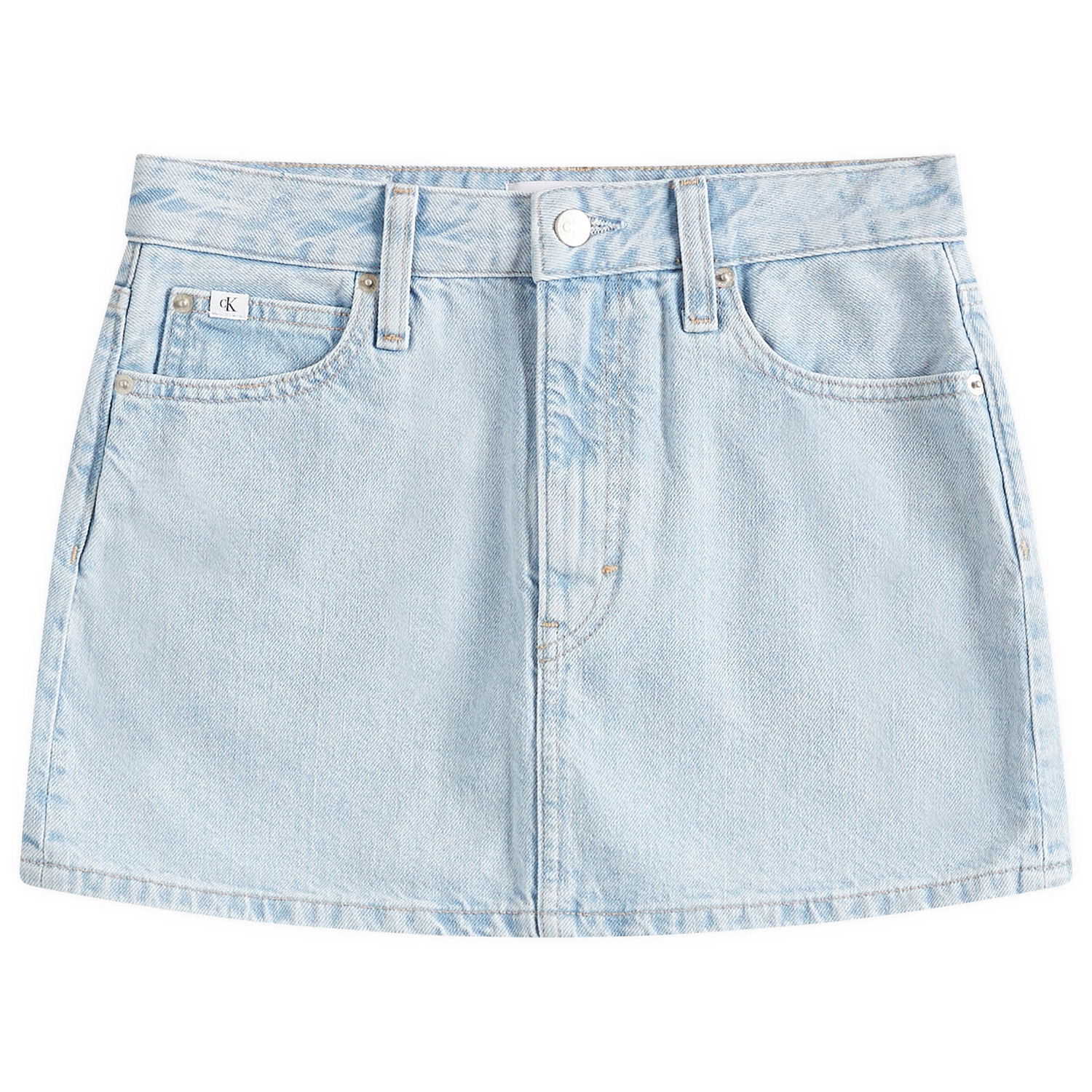 Пола CALVIN KLEIN Micro Mini Skirt in Синьо | J20J2228281AA, 0