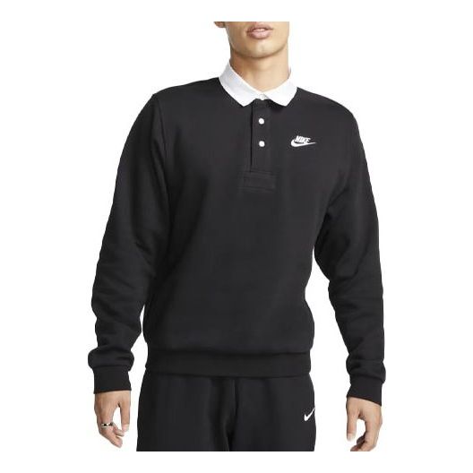 Пуловер Nike Club Fleece Plush Long Sleeve Shirt Черно | DX0538-010, 0