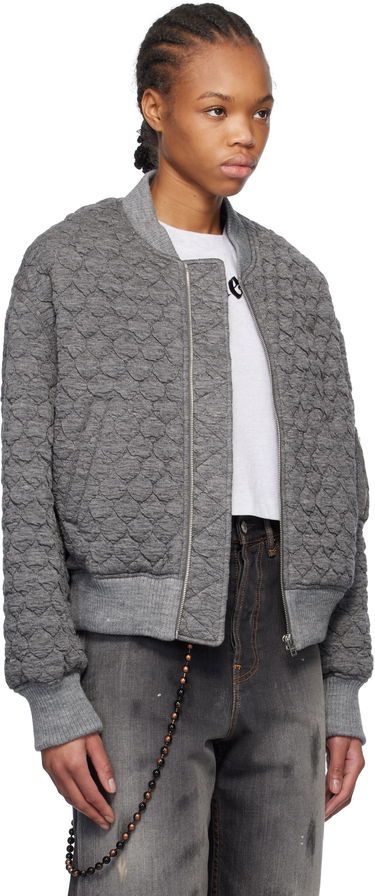 Яке бомбър We11done We11done Quilted Bomber Jacket Сиво | WD-JP0-25-070-W-MG, 1