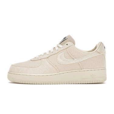 Кецове и обувки Nike Stussy x Air Force 1 Low "Fossil" Бежово | CZ9084-200, 0
