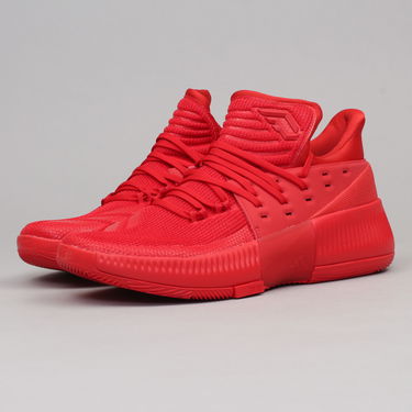 Кецове и обувки adidas Performance D Lillard 3 Червено | BB8337, 0
