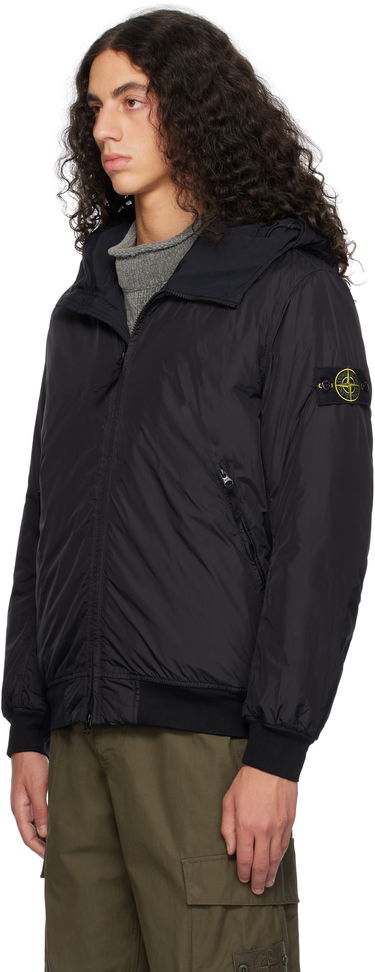 Яке бомбър Stone Island Crinkle Reps R-NY Bomber Jacket Черно | 811540823, 3