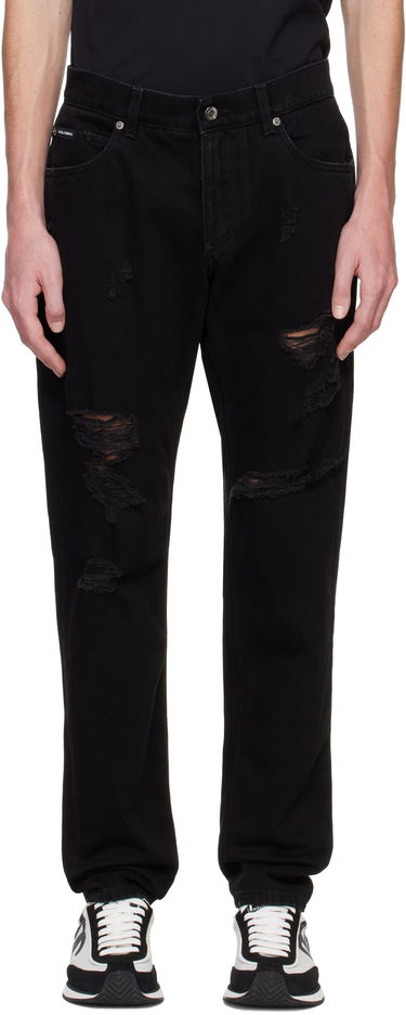 Дънки Dolce & Gabbana Regular Fit Jeans Черно | GYJCCDG8LL3, 0