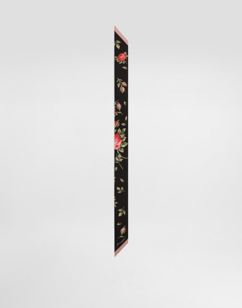 Шал Dolce & Gabbana Rose Bouquet-print Silk Twill Bandeau 6x100 Onesize Многоцветен | FS215AGDDPMHN5ZN