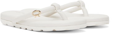 Бански Gianvito Rossi Gianvito Rossi Fiji Nappa Sandals Бяло | G10041-05GOM-NAP, 3