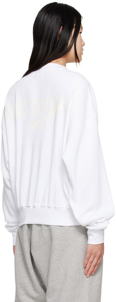 Пуловер We11done Crewneck Sweatshirt Бяло | WD-TS3-22-798-U-WH, 2