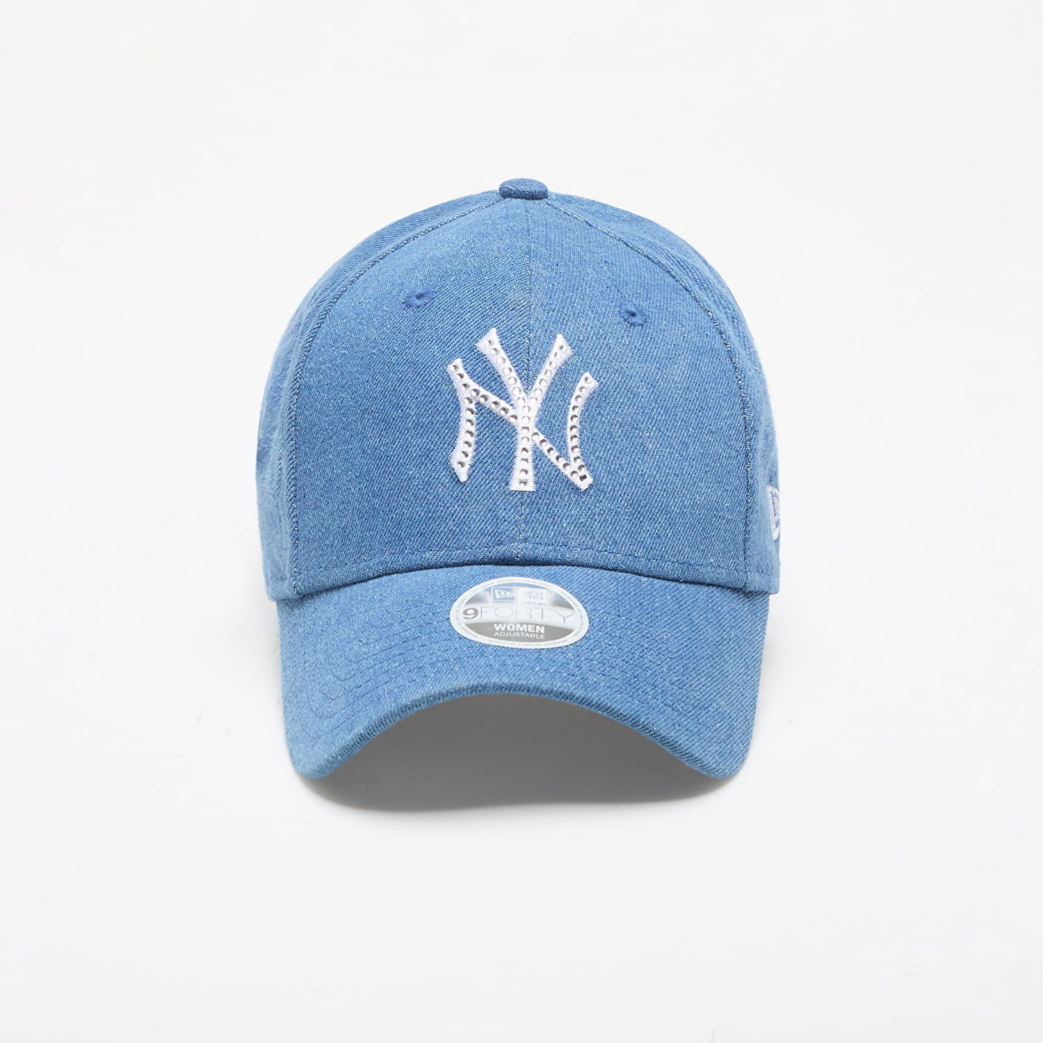 Шапка с козирка New Era MLB New York Yankees Diamante Denim 9FORTY Adjustable Cap Blue Universal Синьо | 60565483, 0