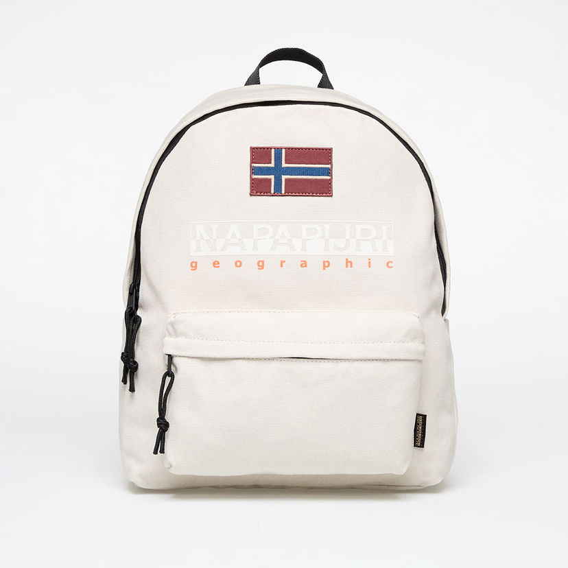 Раница Napapijri Hering Backpack Beige/ Silver Бяло | NP0A4G99N901