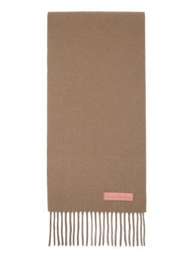 Шал Acne Studios Narrow Fringe Scarf Кафяво | CA0281-