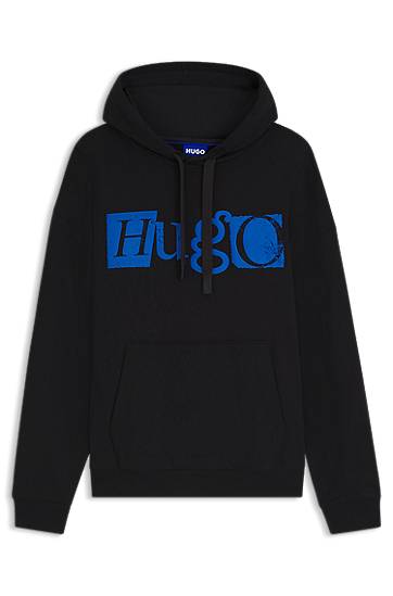 Суитчър BOSS HUGO Diraggy Puff Print Hoodie Черно | 50542796, 0