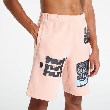 Къси панталони HUF Virus Fleece Short Розово | PT00220 coral pink, 1