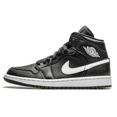 Кецове и обувки Jordan Air Jordan 1 Mid "Black White" W Черно | BQ6472-011, 0
