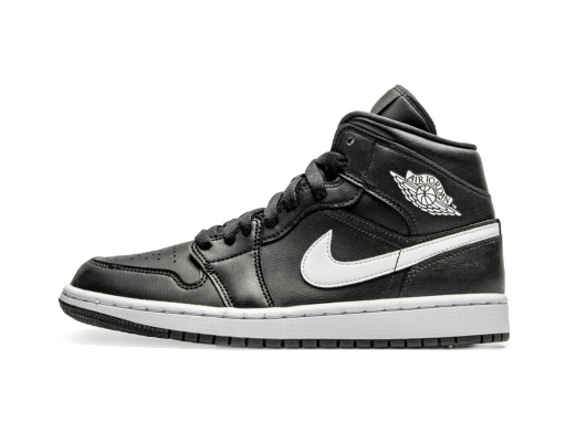 Лимитирано Издание Jordan Air Jordan 1 Mid "Black White" W Черно | BQ6472-011