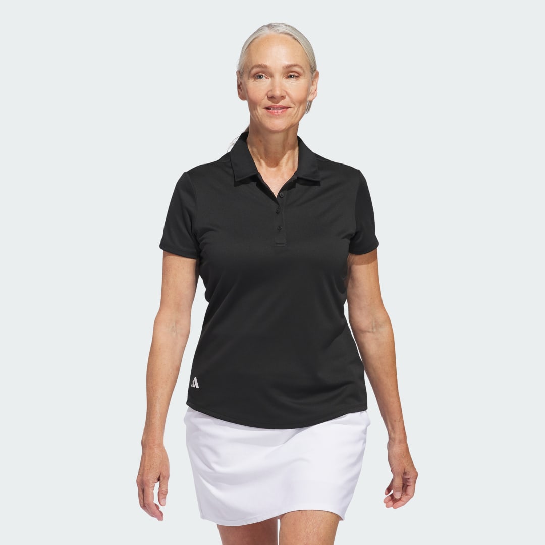 Поло тениска adidas Performance ]Solid Performance Short Sleeve Polo Shirt Черно | IN9924, 1
