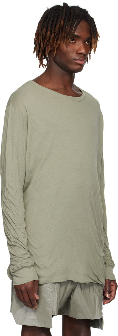 Тениска Rick Owens Rick Owens Hollywood Jumbo Double Long Sleeve T-Shirt Черно | RU01E5258 UC, 4