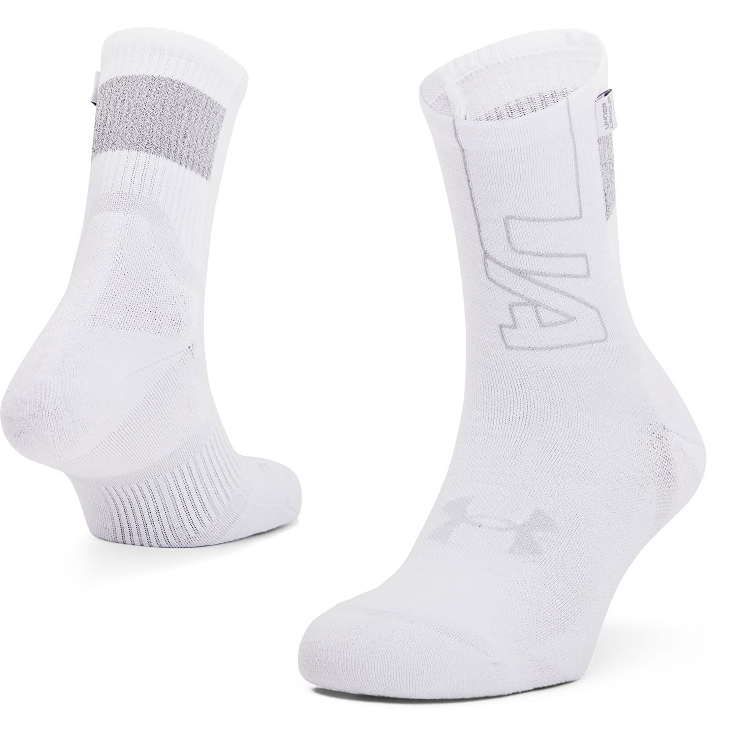 Чорапи Under Armour ArmourDry Run Crew Бяло | 1361156-100, 1