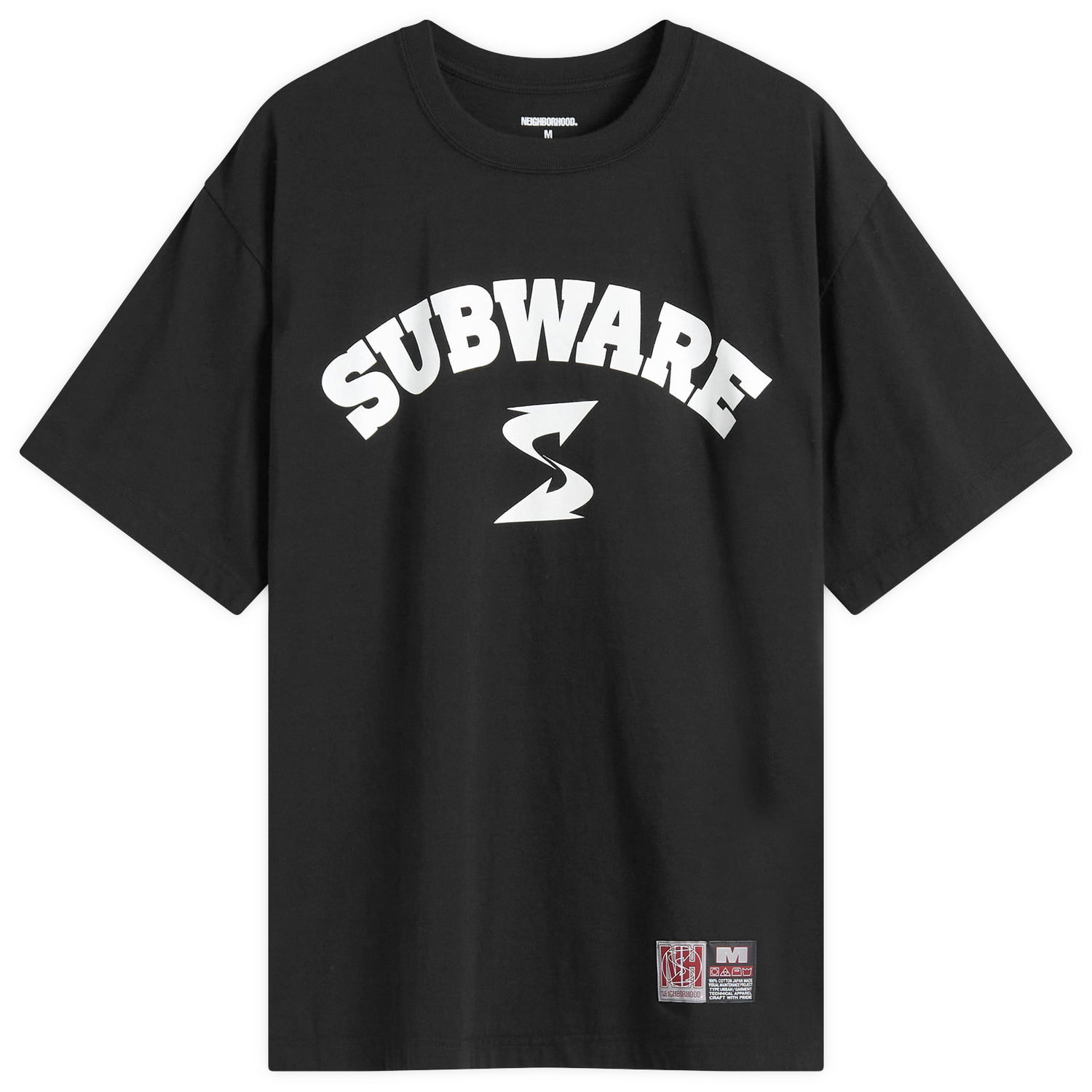 Тениска Neighborhood Black Subware SS-3 Graphic T-Shirt Черно | 242PC49N-ST03-BLK, 0