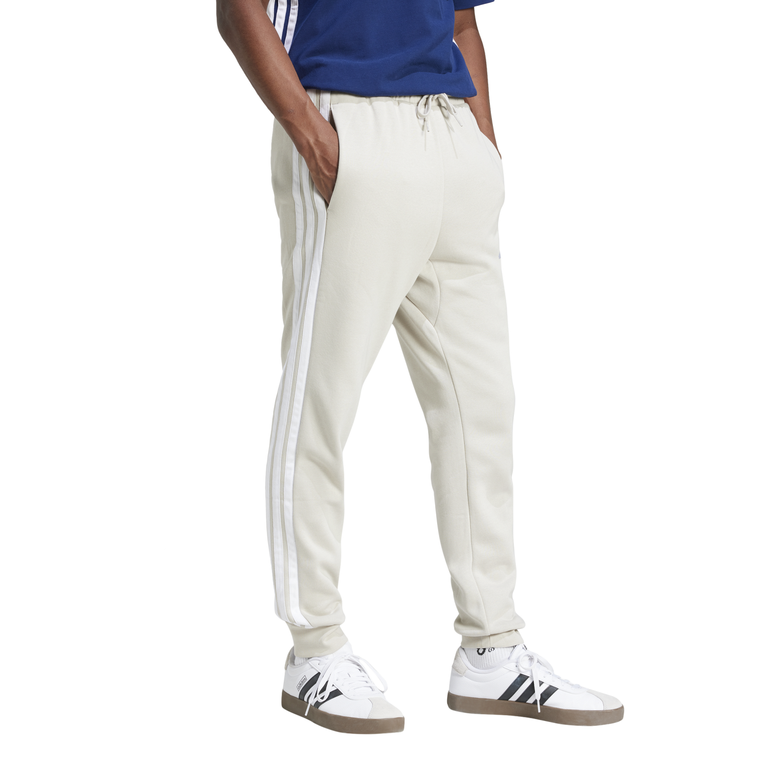 Спортни панталони adidas Performance 3-Stripes Fleece Track Pants Бежово | JE6317, 1