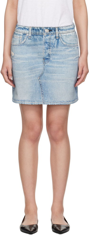 Пола rag & bone rag & bone Miramar Terry Miniskirt Синьо | WCW25PB0048204, 0
