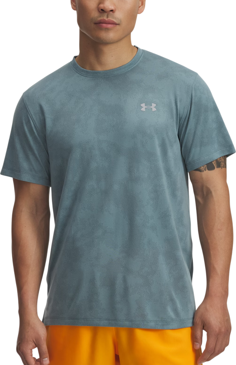 Тениска Under Armour Launch Camo Short Sleeve Performance T-Shirt Тюркоазено | 6006098-323, 0