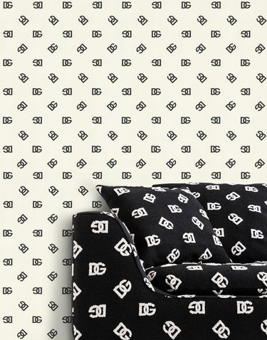Домашен декор Dolce & Gabbana Wallpaper with logo print Бяло | TCW007TCAHOU0075, 1