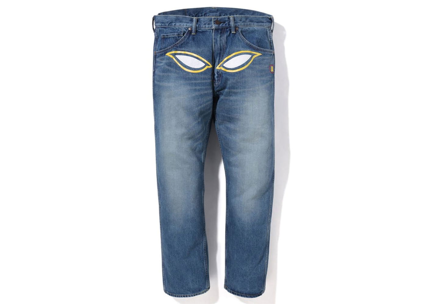 Дънки BAPE Shadow Loose Fit Denim Jeans Тъмно синьо | 1J30-150-005, 0