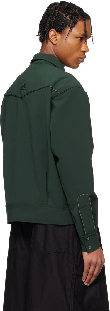 Яке Needles Needles Piping Cowboy Jacket Зелено | QV217, 2