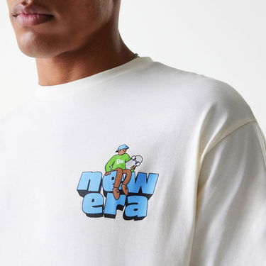 Тениска New Era New Era Store Graphic T-Shirt Бяло | 60684400, 4