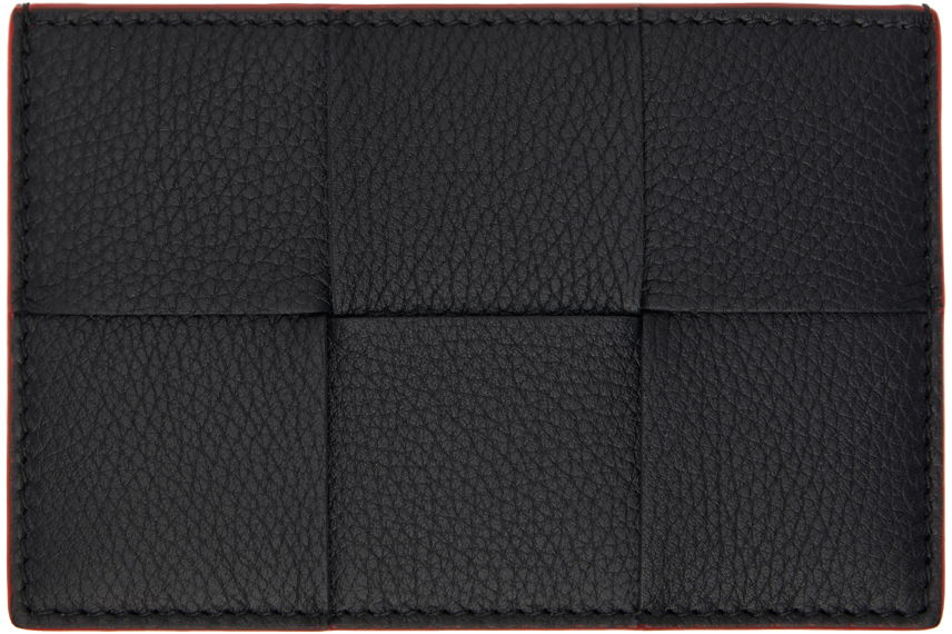 Портфейл Bottega Veneta Intrecciato Leather Card Holder Черно | 748052VCP13, 0