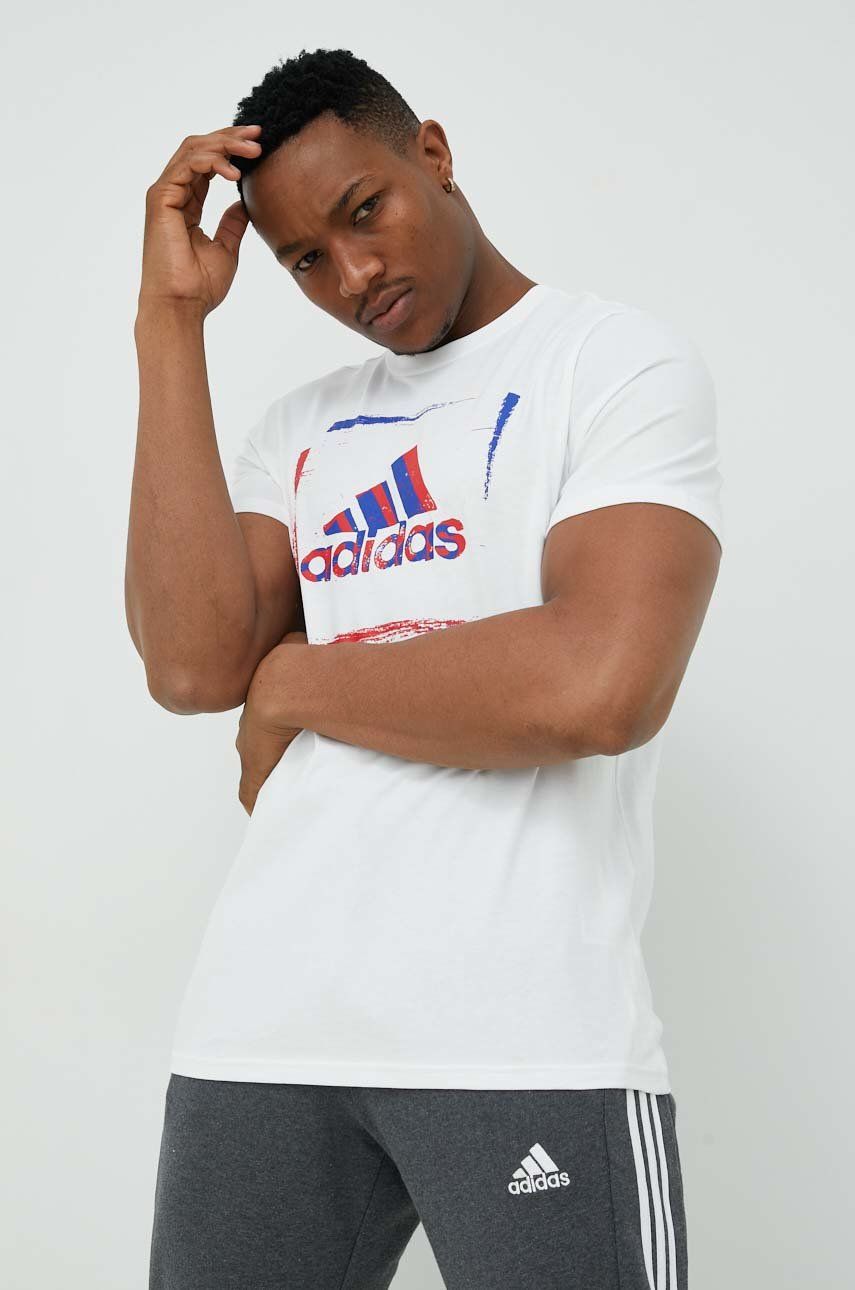 Тениска adidas Originals Graphic Tee Бяло | HS2517, 0